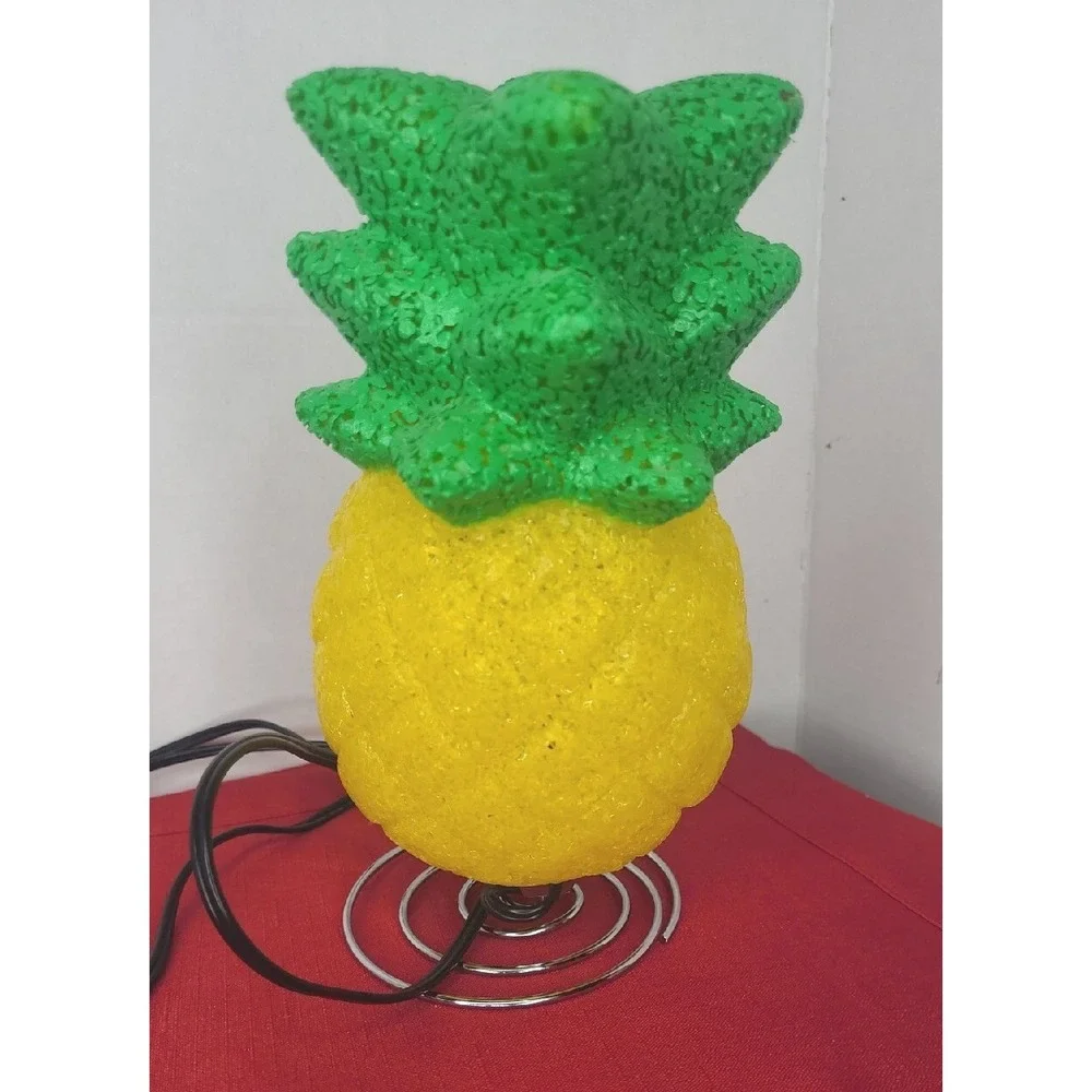 Pineapple Lamp With Glasses Textured Works‎ Pre-owned
